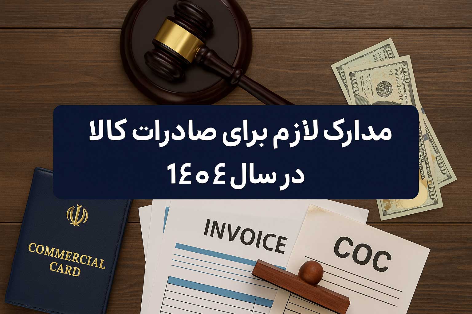 مدارک لازم برای صادرات کالا در سال ۱۴۰۴