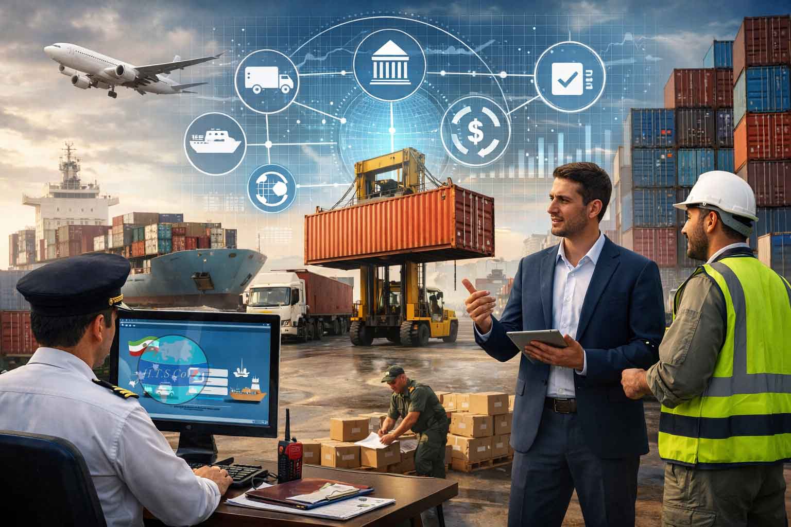 نقش سامانه جامع تجارت در واردات ترخیص کالا