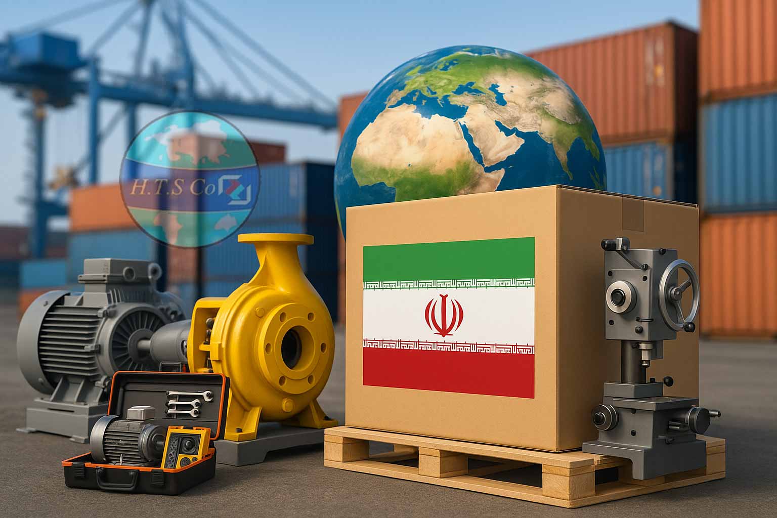 همیار ترخیص صادرات تجهیزات صنعتی و ماشین‌آلات از ایران