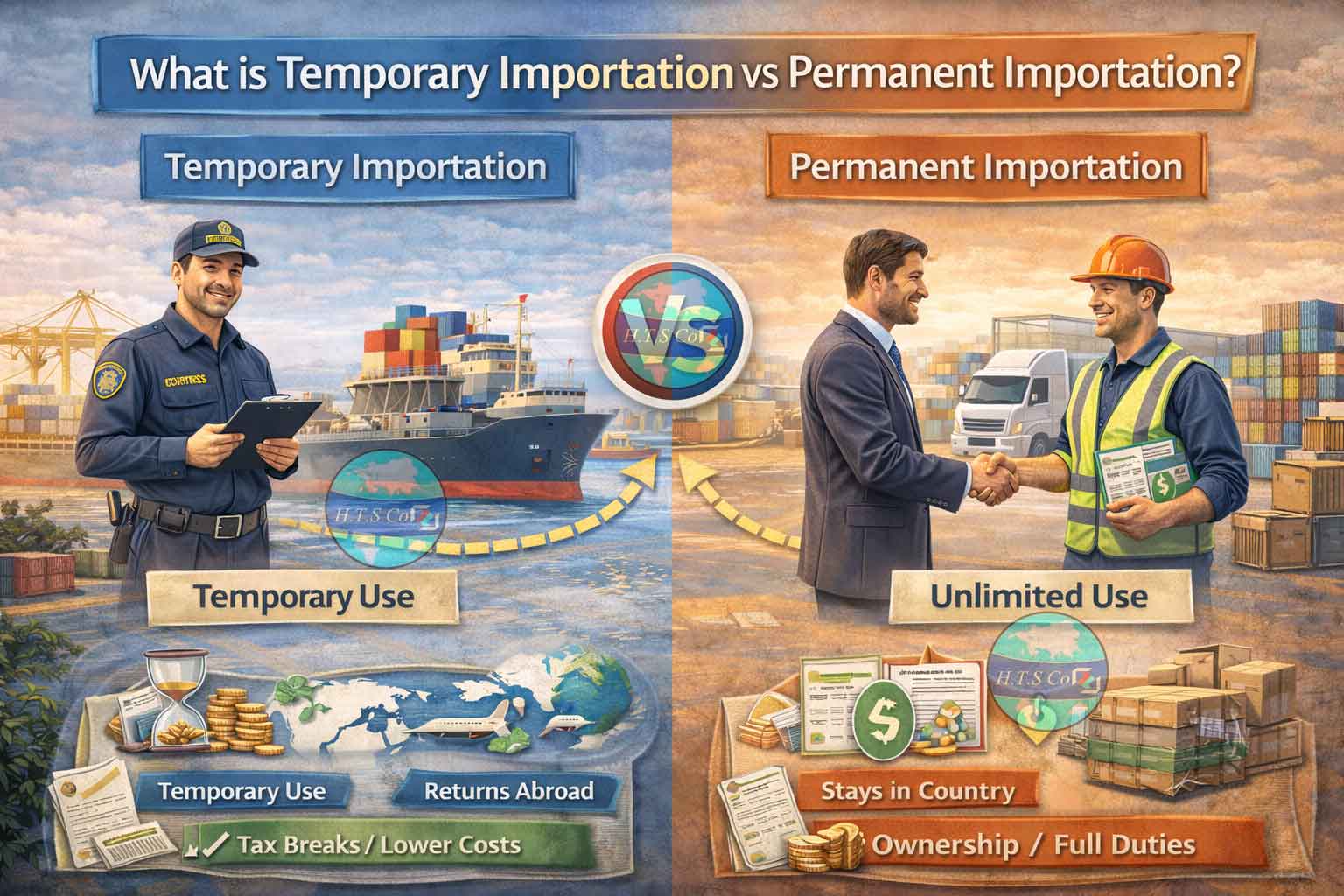 ترخیص موقت و ترخیص قطعی کالا چیست؟
